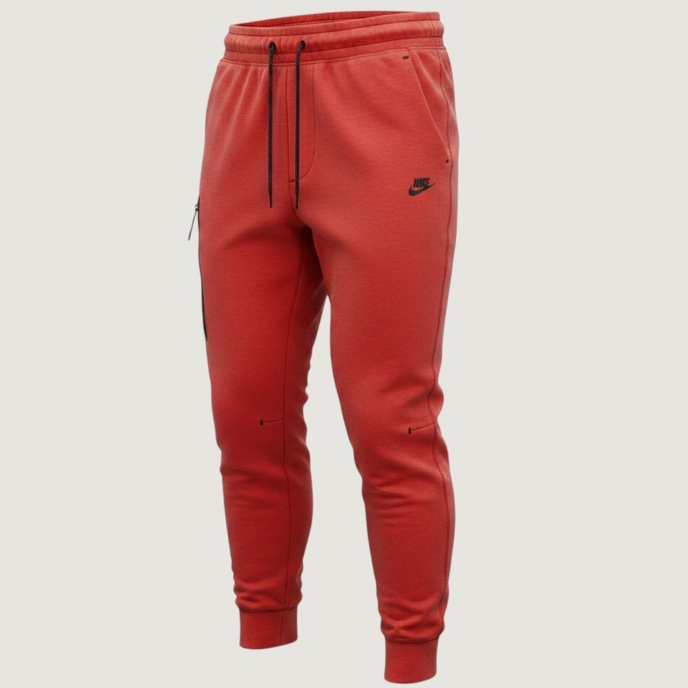 Nike Sportswear Tech Fleece High Rise Joggers Burnt Red CW4292-623 Womens XL NEW